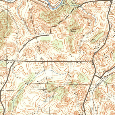 United States Geological Survey Brookville, PA (1944, 62500-Scale) digital map