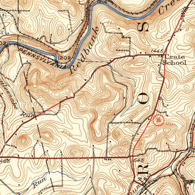 United States Geological Survey Brookville, PA (1949, 62500-Scale) digital map