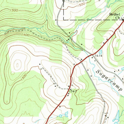 United States Geological Survey Brookville, PA (1969, 24000-Scale) digital map