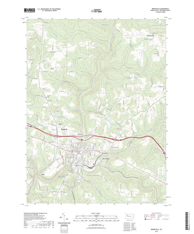 United States Geological Survey Brookville, PA (2023, 24000-Scale) digital map