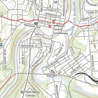 United States Geological Survey Brookville, PA (2023, 24000-Scale) digital map