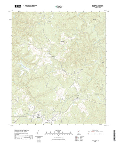 United States Geological Survey Brookwood, AL (2020, 24000-Scale) digital map