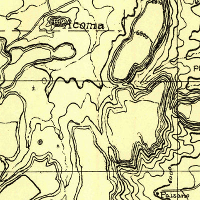 United States Geological Survey Broom Mountain, NM (1917, 125000-Scale) digital map