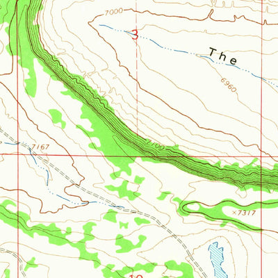 United States Geological Survey Broom Mountain, NM (1964, 24000-Scale) digital map