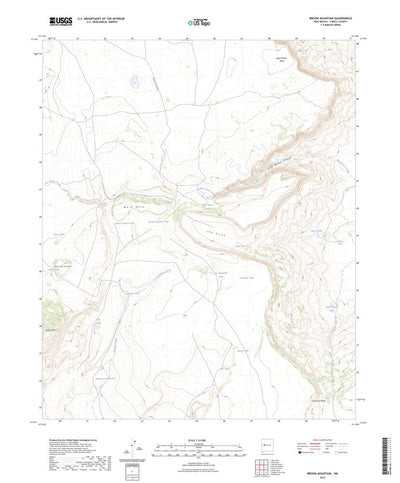 United States Geological Survey Broom Mountain, NM (2023, 24000-Scale) digital map