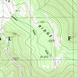 United States Geological Survey Broomtail Ridge, MT (1988, 24000-Scale) digital map