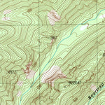 United States Geological Survey Broomtail Ridge, MT (1988, 24000-Scale) digital map