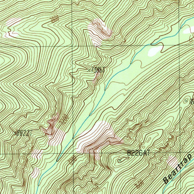 United States Geological Survey Broomtail Ridge, MT (1988, 24000-Scale) digital map