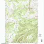 United States Geological Survey Broomtail Ridge, MT (1997, 24000-Scale) digital map
