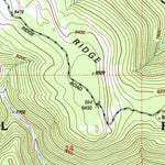 United States Geological Survey Broomtail Ridge, MT (1997, 24000-Scale) digital map