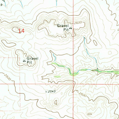 United States Geological Survey Brorson, MT (1972, 24000-Scale) digital map