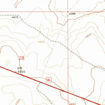United States Geological Survey Brothers, OR (1967, 24000-Scale) digital map
