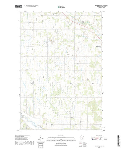 United States Geological Survey Browerville SW, MN (2022, 24000-Scale) digital map