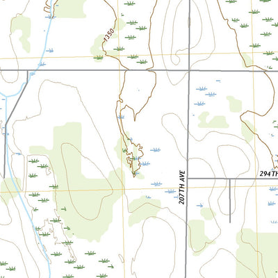 United States Geological Survey Browerville SW, MN (2022, 24000-Scale) digital map