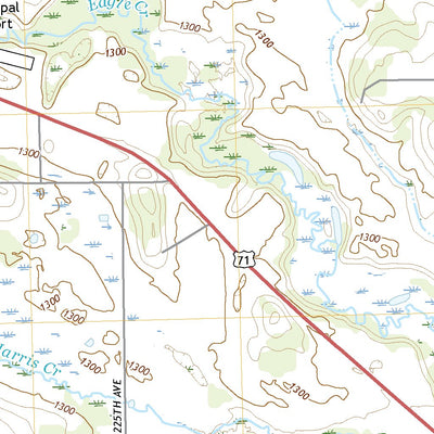 United States Geological Survey Browerville SW, MN (2022, 24000-Scale) digital map