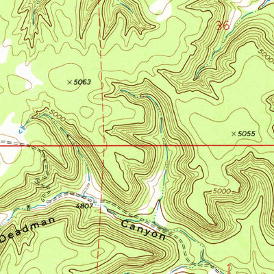 United States Geological Survey Brown Canyon, CO (1972, 24000-Scale) digital map