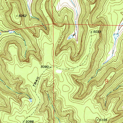United States Geological Survey Brown Canyon, CO (1972, 24000-Scale) digital map
