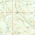 United States Geological Survey Brown Coulee, MT (1960, 24000-Scale) digital map
