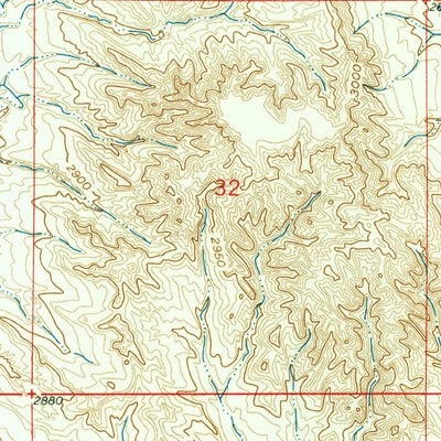 United States Geological Survey Brown Coulee, MT (1960, 24000-Scale) digital map