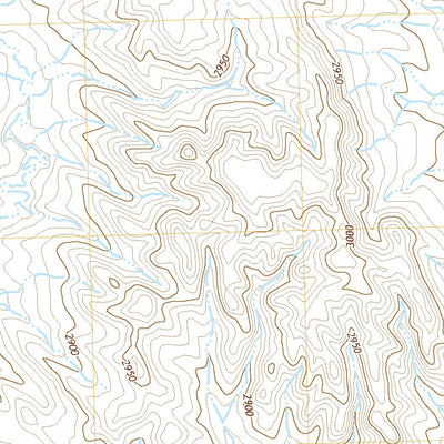 United States Geological Survey Brown Coulee, MT (2020, 24000-Scale) digital map
