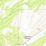 United States Geological Survey Brown Creek, OR (1974, 24000-Scale) digital map