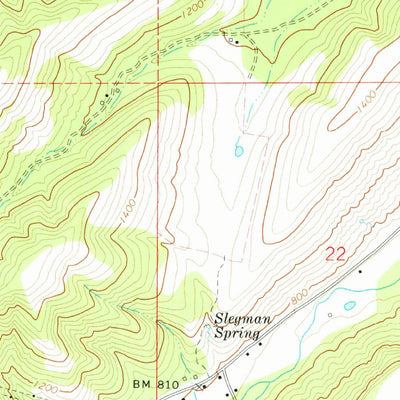 United States Geological Survey Brown Creek, OR (1974, 24000-Scale) digital map