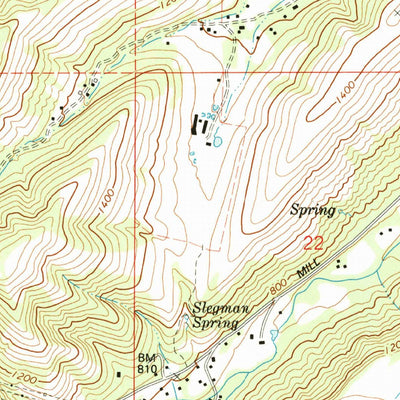 United States Geological Survey Brown Creek, OR (1994, 24000-Scale) digital map
