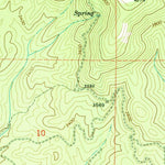 United States Geological Survey Brown Creek Ridge, ID (1966, 24000-Scale) digital map