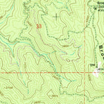 United States Geological Survey Brown Creek Ridge, ID (1966, 24000-Scale) digital map
