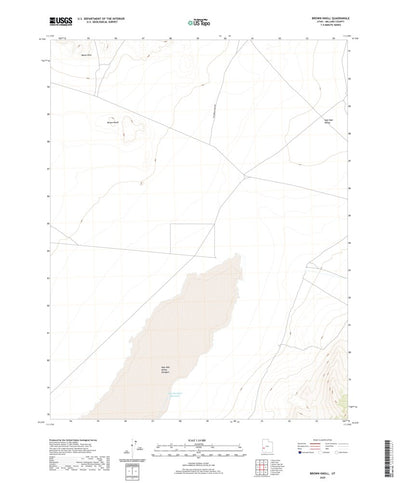 United States Geological Survey Brown Knoll, UT (2020, 24000-Scale) digital map