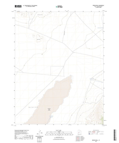 United States Geological Survey Brown Knoll, UT (2023, 24000-Scale) digital map