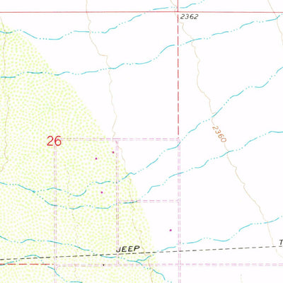 United States Geological Survey Brown Mountain, AZ (1968, 24000-Scale) digital map