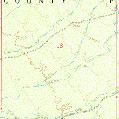 United States Geological Survey Brown Mountain, AZ (1968, 24000-Scale) digital map