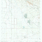 United States Geological Survey Brown Mountain, AZ (1992, 24000-Scale) digital map