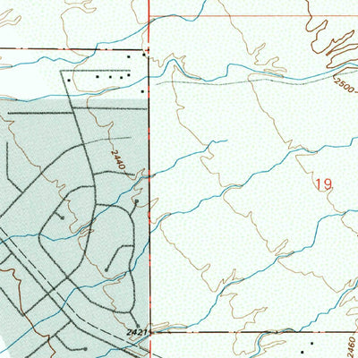 United States Geological Survey Brown Mountain, AZ (1992, 24000-Scale) digital map
