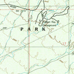 United States Geological Survey Brown Mountain, AZ (1996, 24000-Scale) digital map