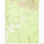 United States Geological Survey Brown Mountain, OR (1988, 24000-Scale) digital map