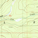 United States Geological Survey Brown Mountain, OR (1988, 24000-Scale) digital map
