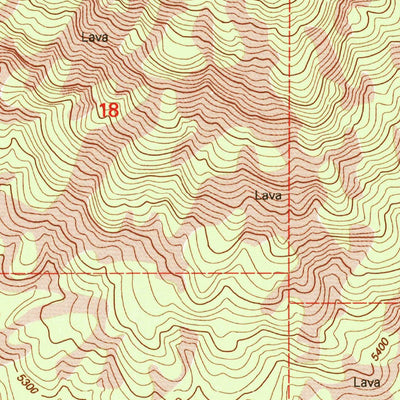 United States Geological Survey Brown Mountain, OR (1998, 24000-Scale) digital map