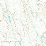 United States Geological Survey Brown Ranch, WY (1972, 24000-Scale) digital map