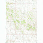 United States Geological Survey Brown Spring, MT (1985, 24000-Scale) digital map