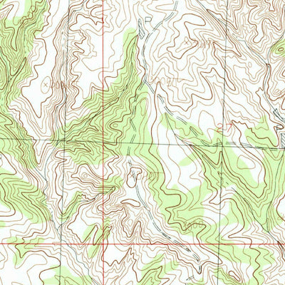 United States Geological Survey Brown Spring, MT (1985, 24000-Scale) digital map
