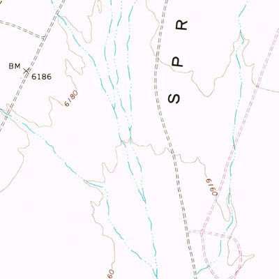 United States Geological Survey Brown Summit SW, NV (1968, 24000-Scale) digital map