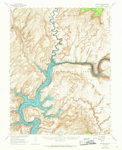 United States Geological Survey Brown, UT (1952, 62500-Scale) digital map