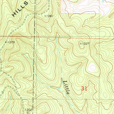United States Geological Survey Brownbranch, MO (1982, 24000-Scale) digital map