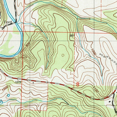 United States Geological Survey Brownbranch, MO (2004, 24000-Scale) digital map