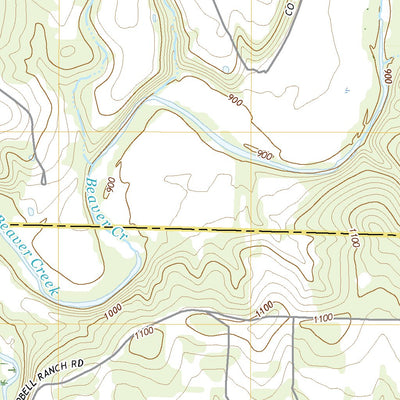 United States Geological Survey Brownbranch, MO (2021, 24000-Scale) digital map