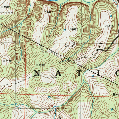 United States Geological Survey Brownfield, MO (2004, 24000-Scale) digital map