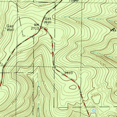 United States Geological Survey Brownfield, PA (1964, 24000-Scale) digital map