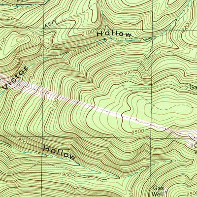 United States Geological Survey Brownfield, PA (1964, 24000-Scale) digital map